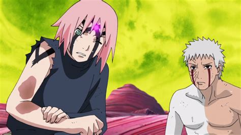 Does Naruto hurt Sakura?