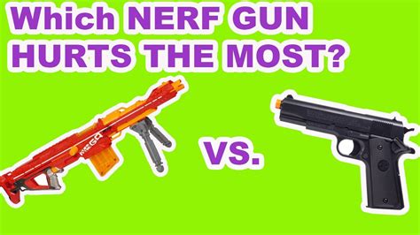 Does Nerf or airsoft hurt more?