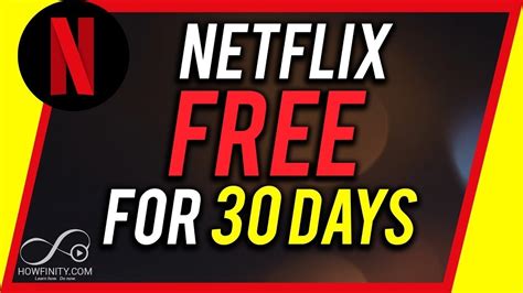 Does Netflix have a 30 day free trial?