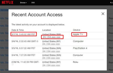 Does Netflix track IP addresses?