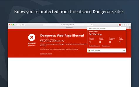 Does Norton Safe web block websites?