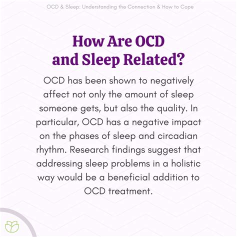 Does OCD get better with sleep?