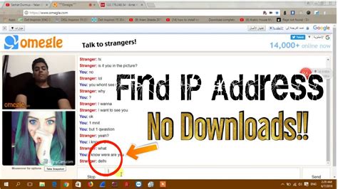 Does Omegle leak your IP?