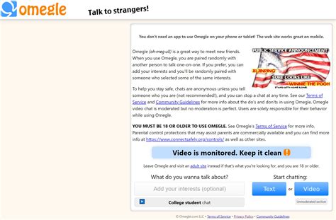 Does Omegle track you?