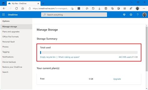 Does OneDrive affect computer storage?