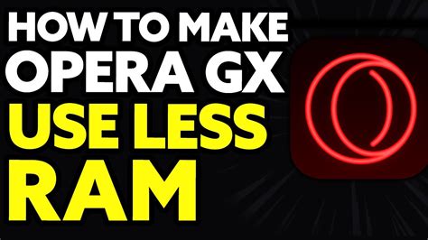 Does Opera GX use less RAM?