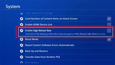 Does PS4 Pro support 4K 120Hz?