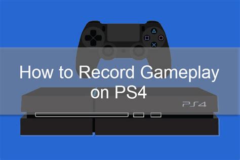 Does PS4 record games?