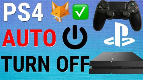 Does PS4 turn off automatically?