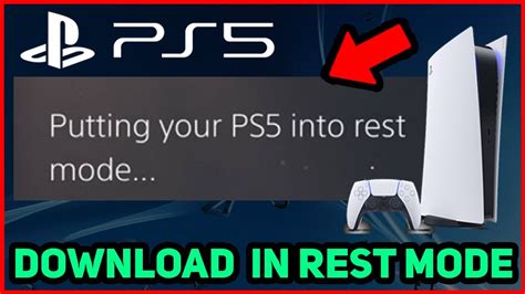 Does PS5 download games in rest mode?