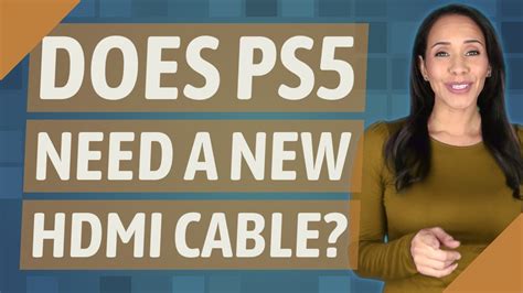 Does PS5 need HDMI?
