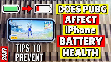 Does PUBG reduce iPhone battery health?