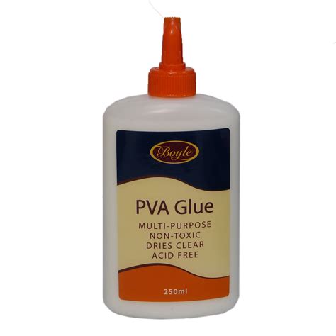 Does PVA glue dry transparent?