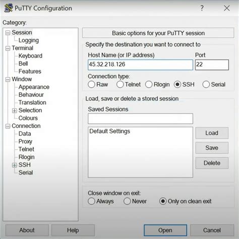 Does PuTTY allow SSH?