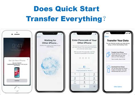 Does Quick Start iPhone transfer everything?