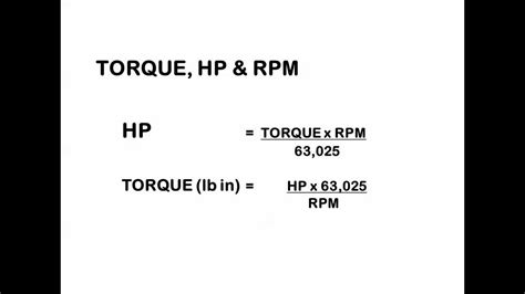 Does RPM equal HP?