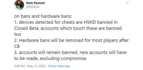 Does Riot Hardware ban?