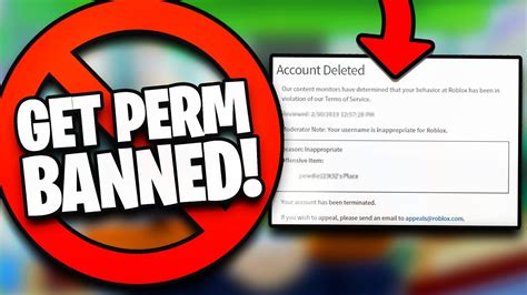 Does Roblox have permanent ban?