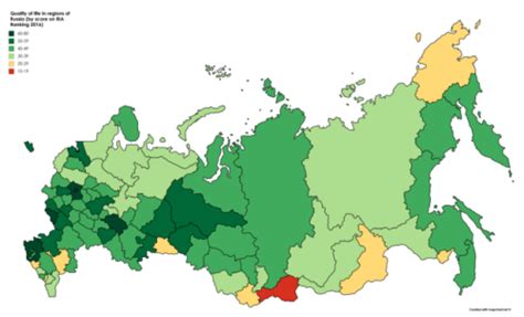 Does Russia have a good quality of life?