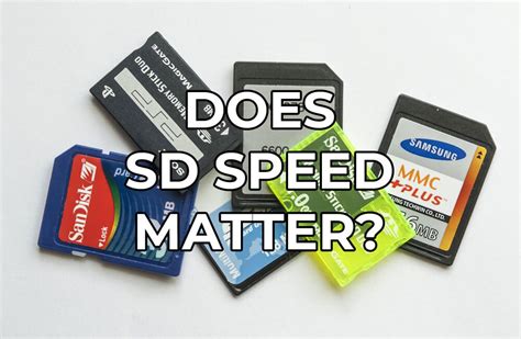 Does SD card quality matter?