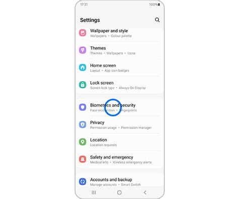 Does Samsung have a private folder?