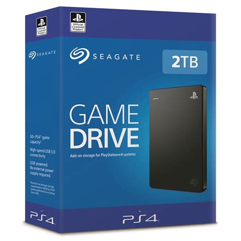 Does Seagate 2TB work with PS4?