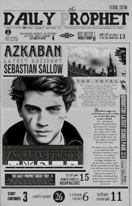 Does Sebastian Sallow go to Azkaban?