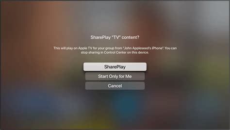 Does SharePlay mean you both watch the movie?