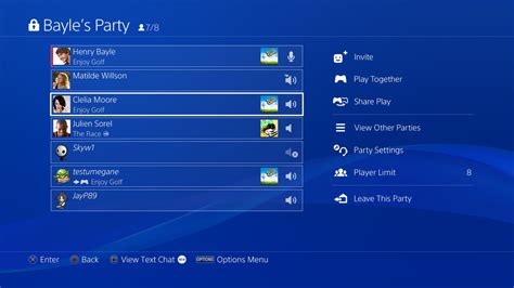 Does Sony monitor PS4 parties?