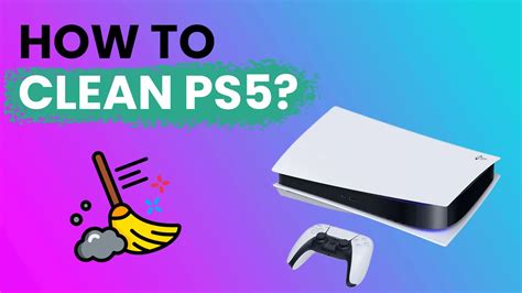Does Sony recommend cleaning PS5?