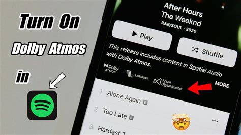 Does Spotify use Dolby Atmos?