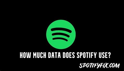 Does Spotify use a lot of data?