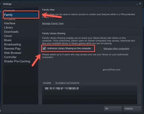 Does Steam allow account sharing?