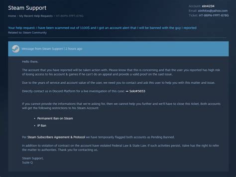 Does Steam have discord support?