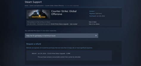 Does Steam refund go back to card?