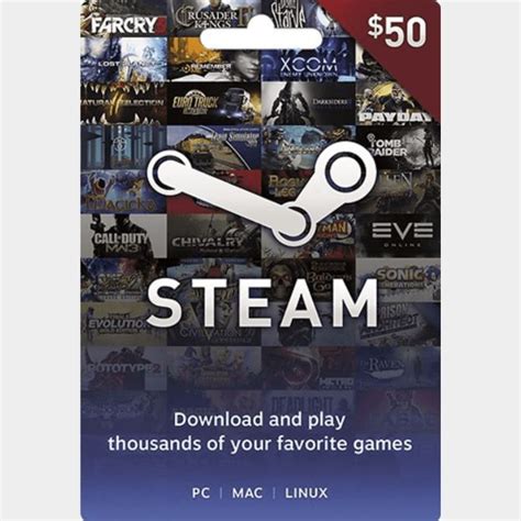 Does Steam sell $10 Gift Cards?