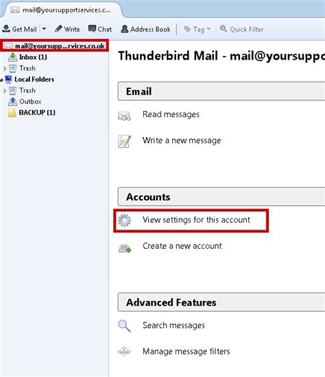 Does Thunderbird store IMAP emails locally?