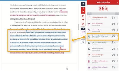 Does Turnitin flag paraphrasing?