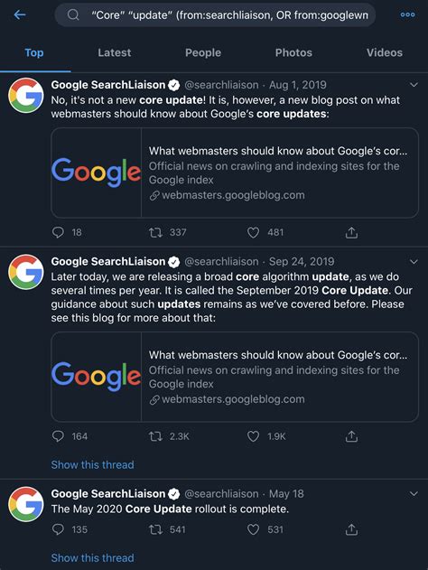 Does Twitter show up on Google search?