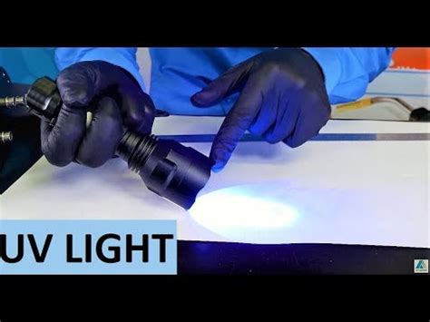 Does UV light dry white glue?