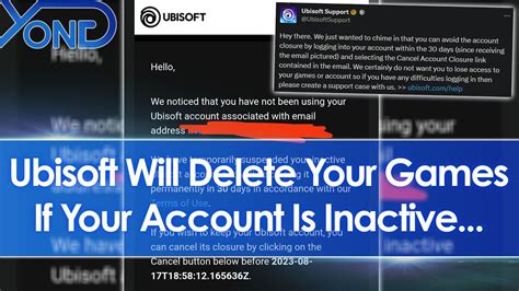 Does Ubisoft delete inactive accounts?