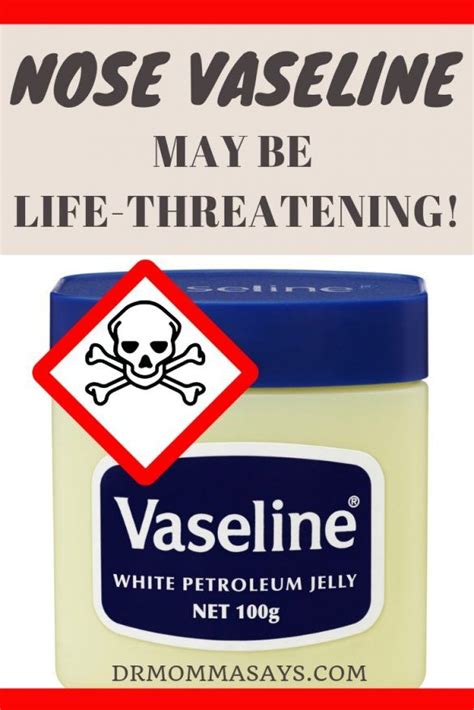 Does Vaseline cure dry nose?