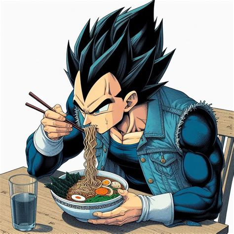 Does Vegeta love eating?