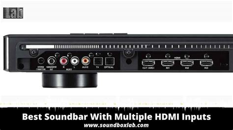 Does Vizio soundbar have HDMI input?