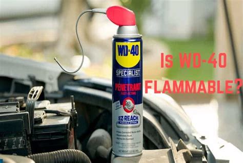 Does WD-40 burn off?