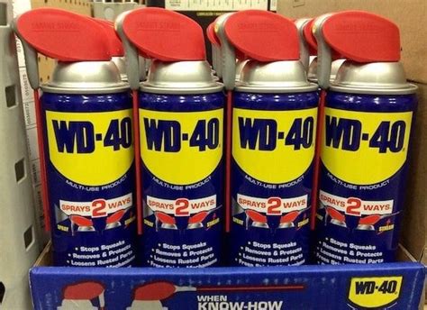 Does WD-40 damage bike paint?