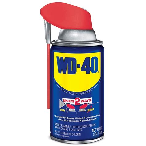 Does WD-40 lubricate plastic?