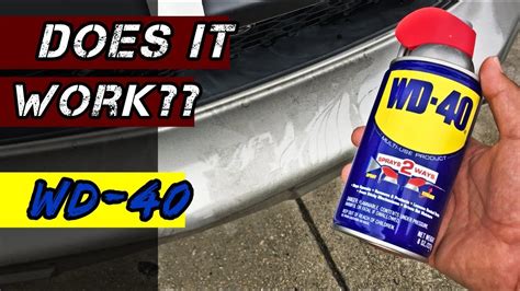 Does WD-40 remove 3m adhesive?