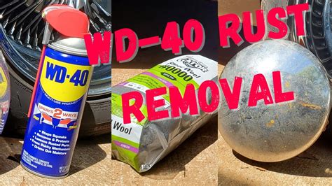 Does WD-40 remove rust?