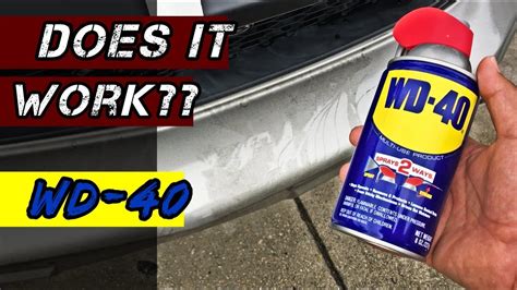 Does WD-40 take off adhesive?